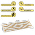 Meadow - Beige Turkish Premium Quality Stair Rugs  Low Pile Carpet Treads for Wooden Stairs